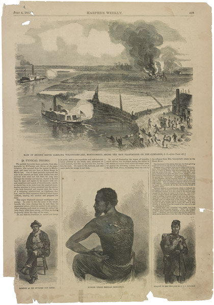 Image: “A Typical Negro,” Harper’s Weekly, July 4, 1863